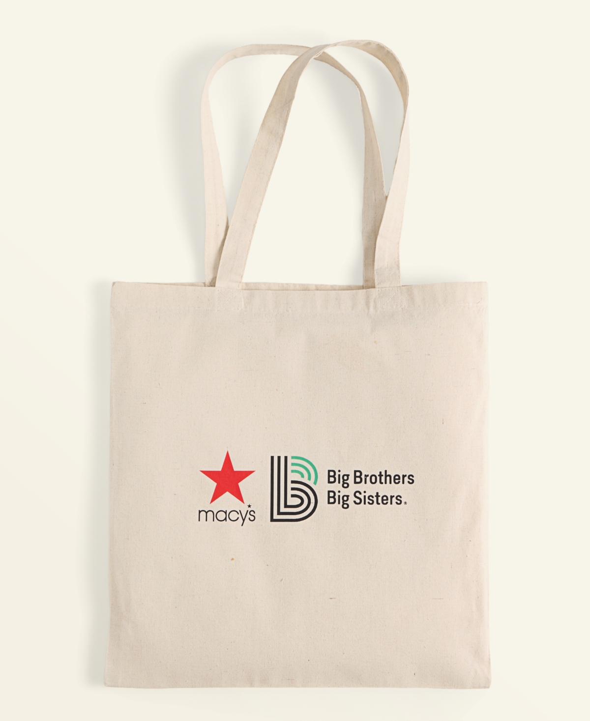 Macy's X Bbbs Macy's X Big Brothers, Big Sisters Cotton Graphic Tote Bag, Macy's Exclusive In Transparent