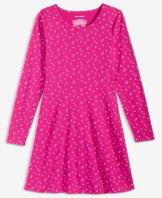 Epic Threads - Girls 5-20 Long-Sleeve Teeny Floral-Print Dress