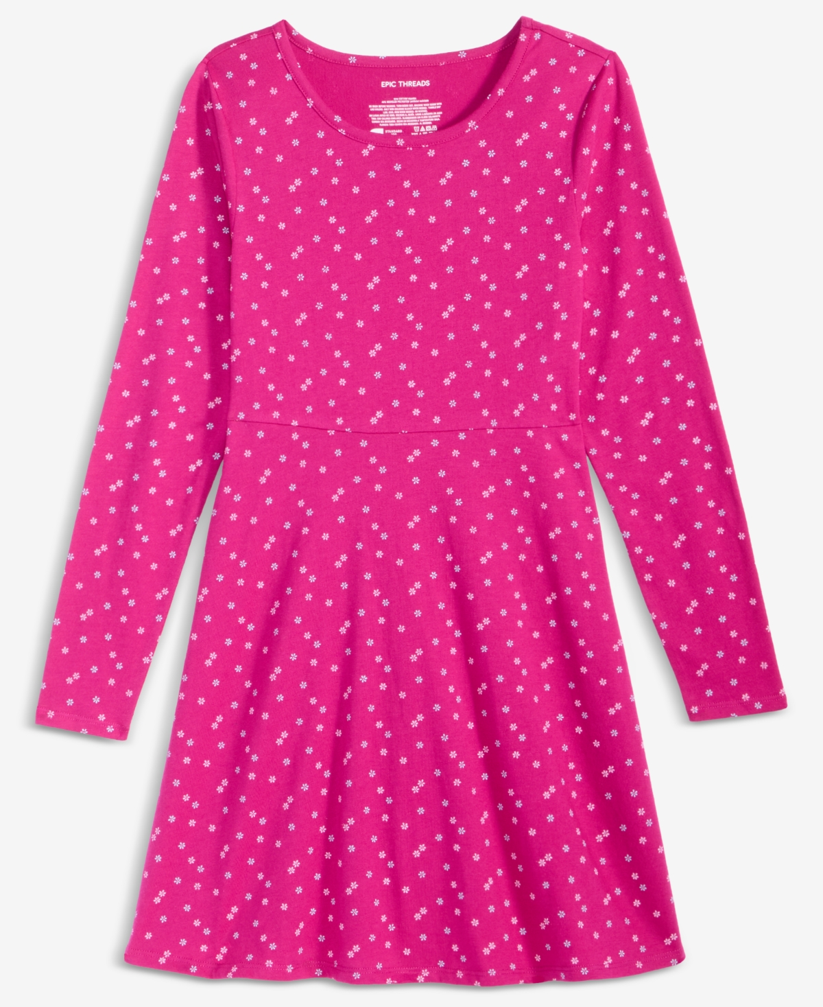 Epic Threads Girls 5-20 Long-Sleeves Dress, Macy's Exclusive