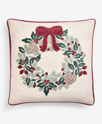 Wreath Decorative Pillow, 14" x 20"