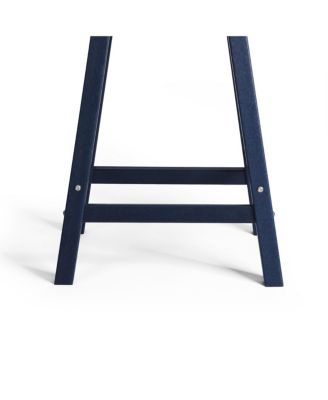 Outdoor Patio Adirondack Counter Height Stool Chair Set of 2