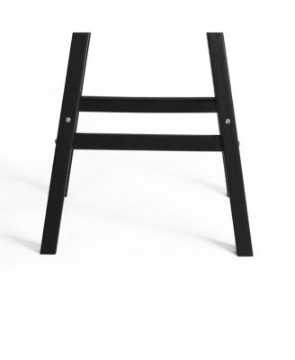 Outdoor Patio Adirondack Bar Height Stool Saddle Seat Chair