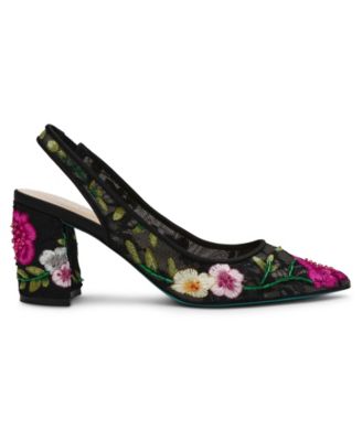 Women's Lira Mesh Embroidered Pumps