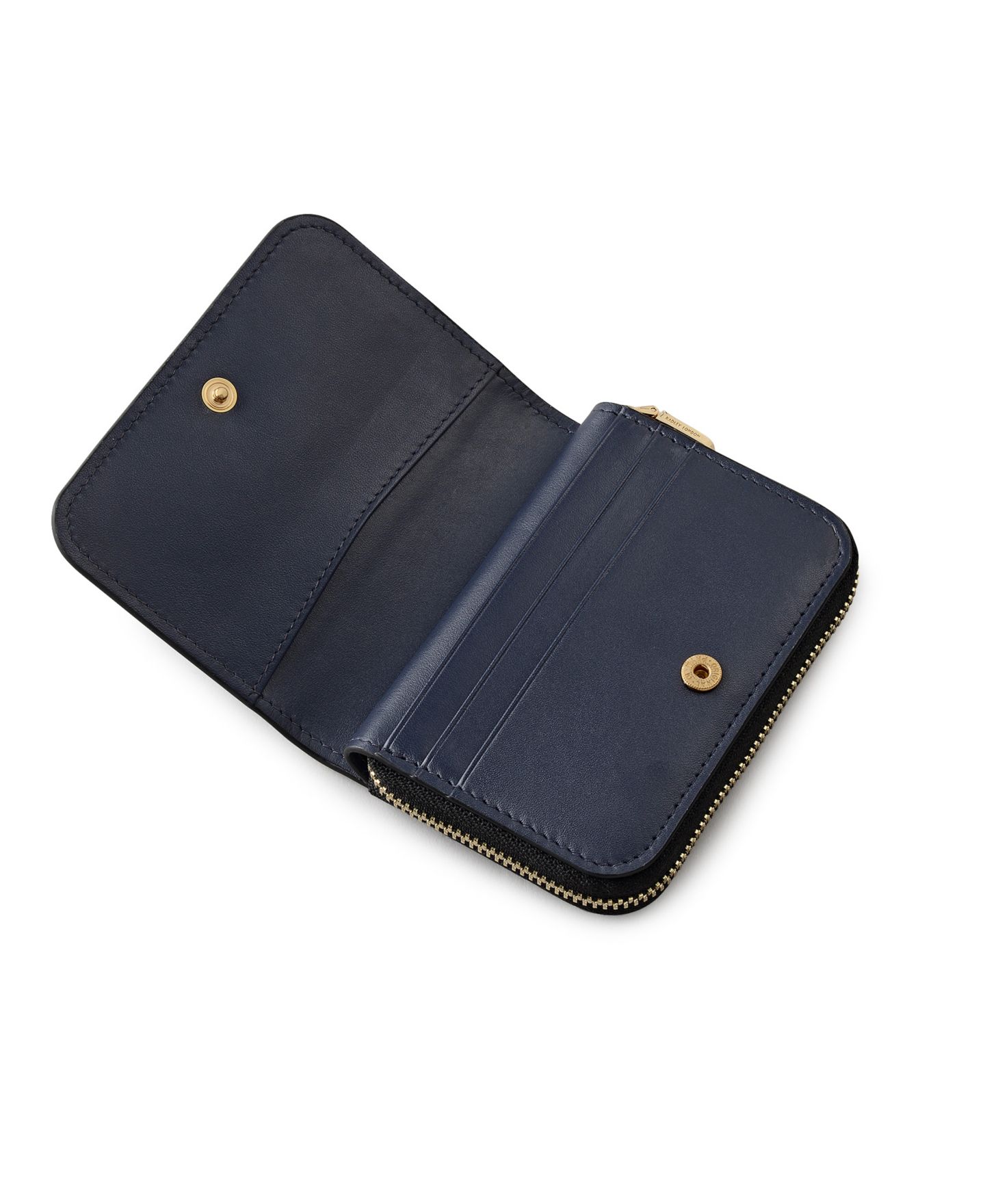 Женский средний кожаный кошелёк Radley London Authentic на молнии, цвет: Чёрный — фото 4