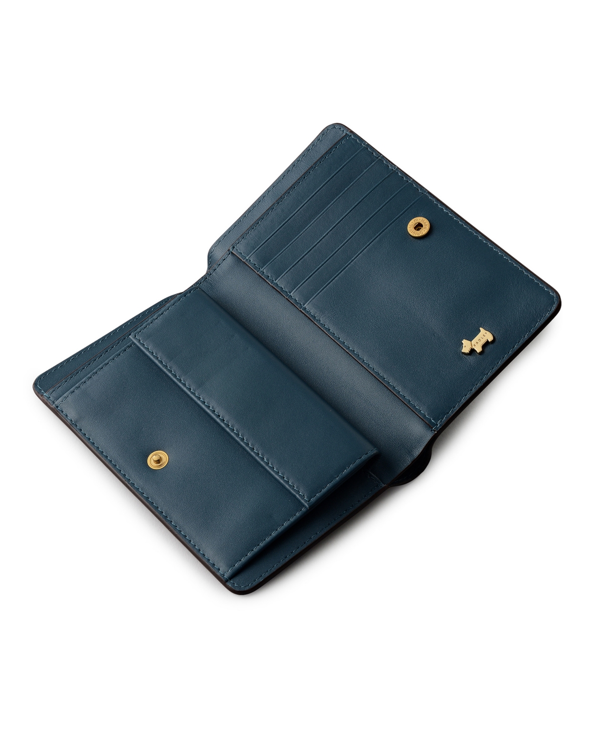 Radley London An Ice Day Medium Leather Bifold Wallet In Blue