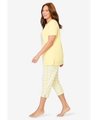 Plus Size Only Necessities Capri Pajamas