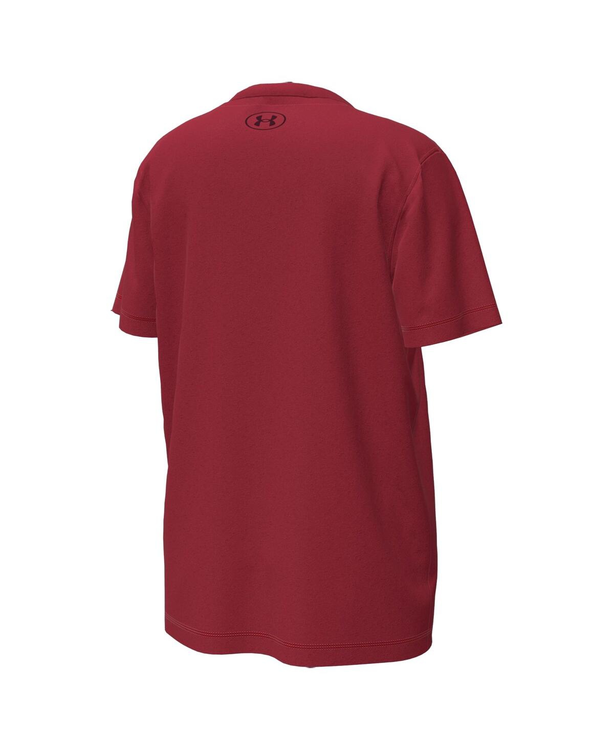Under Armour Big Boys And Girls Garnet South Carolina Gamecocks Inline Tech Stretch T-shirt In Burgundy