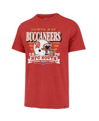 Men's Red Tampa Bay Buccaneers Stripe Splash Franklin Throwback T-Shirt