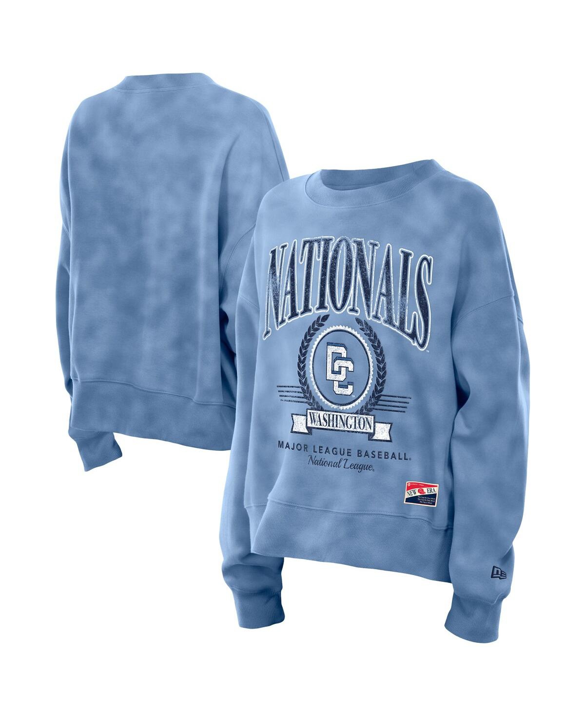 New Era Men's Blue Washington Nationals 2025 City Connect Pullover Sweatshirt In Blue