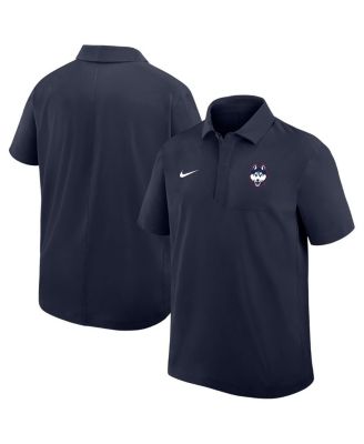 Nike - Men's Navy UConn Huskies Woven Dri-FIT Polo Shirt