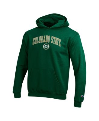 Big Boys and Girls Green Colorado State Rams Campus Pullover Hoodie