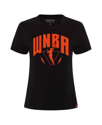 Women's Black WNBA Logo woman Arcadia Premium T-Shirt