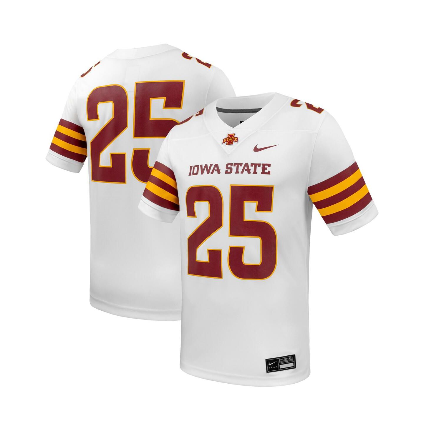 Мужской топ Nike White Iowa State Cyclones Untouchable Replica Game Jersey — фото 1