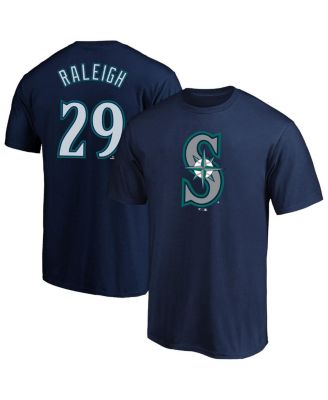 Fanatics - Men's Cal Raleigh Navy Seattle Mariners Big Tall Name Number T-Shirt