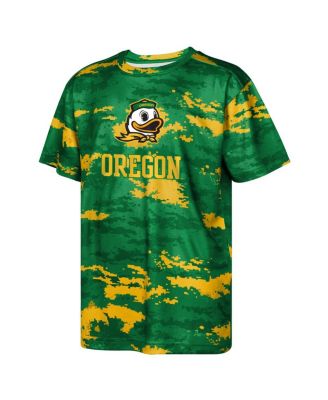 Big Boys and Girls Green Oregon Ducks Scrimmage Sublimated T-Shirt
