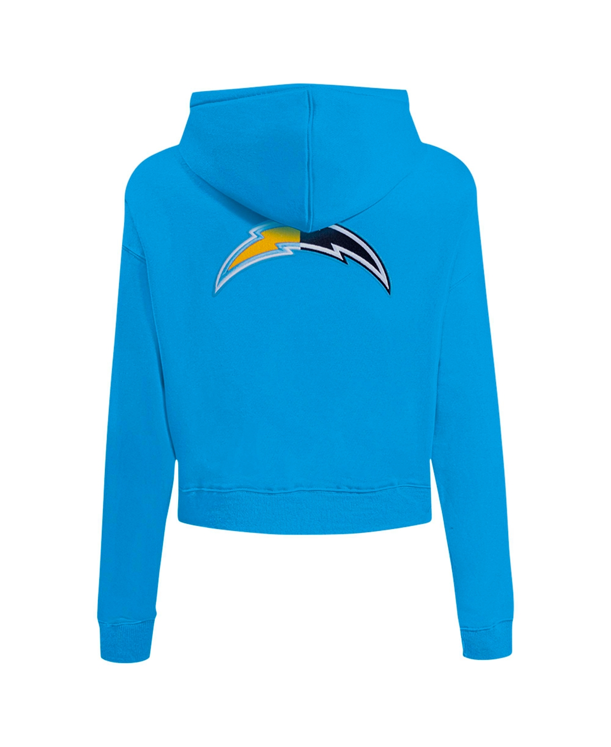 Pro Standard Women's Powder Blue Los Angeles Chargers Split Logo Full-zip Hoodie In Blue