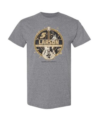 Men's Heather Gray Kyle Larson Zac Brown Band 2025 Chevrolet Camaro T-Shirt