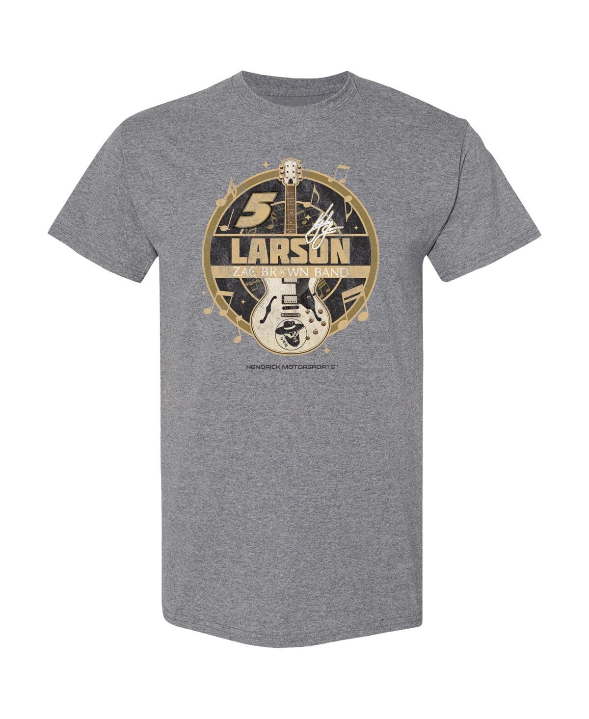 Hendrick Motorsports Team Collection Men's Heather Gray Kyle Larson Zac Brown Band 2025 Chevrolet Camaro T-Shirt