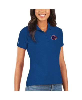 Women's Royal Boise State Broncos Legacy Pique Polo Shirt