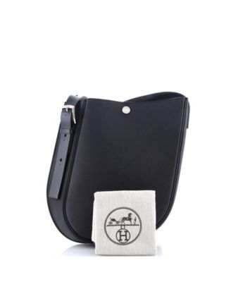 Pre-Owned HERMES 28 Perspective Cavaliere Bag Togo and Vache Hunter