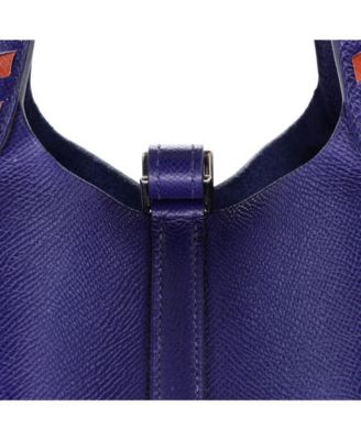 Pre-Owned HERMES PM Picotin Lock Bag Tressage Epsom