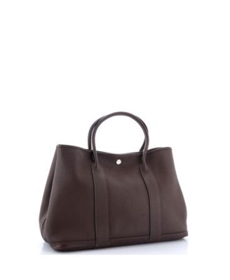 Pre-Owned HERMES 36 Garden Party Tote Leather