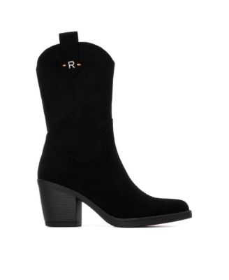 Women's Italian Western Suede Booties Refresh Collection By XTI