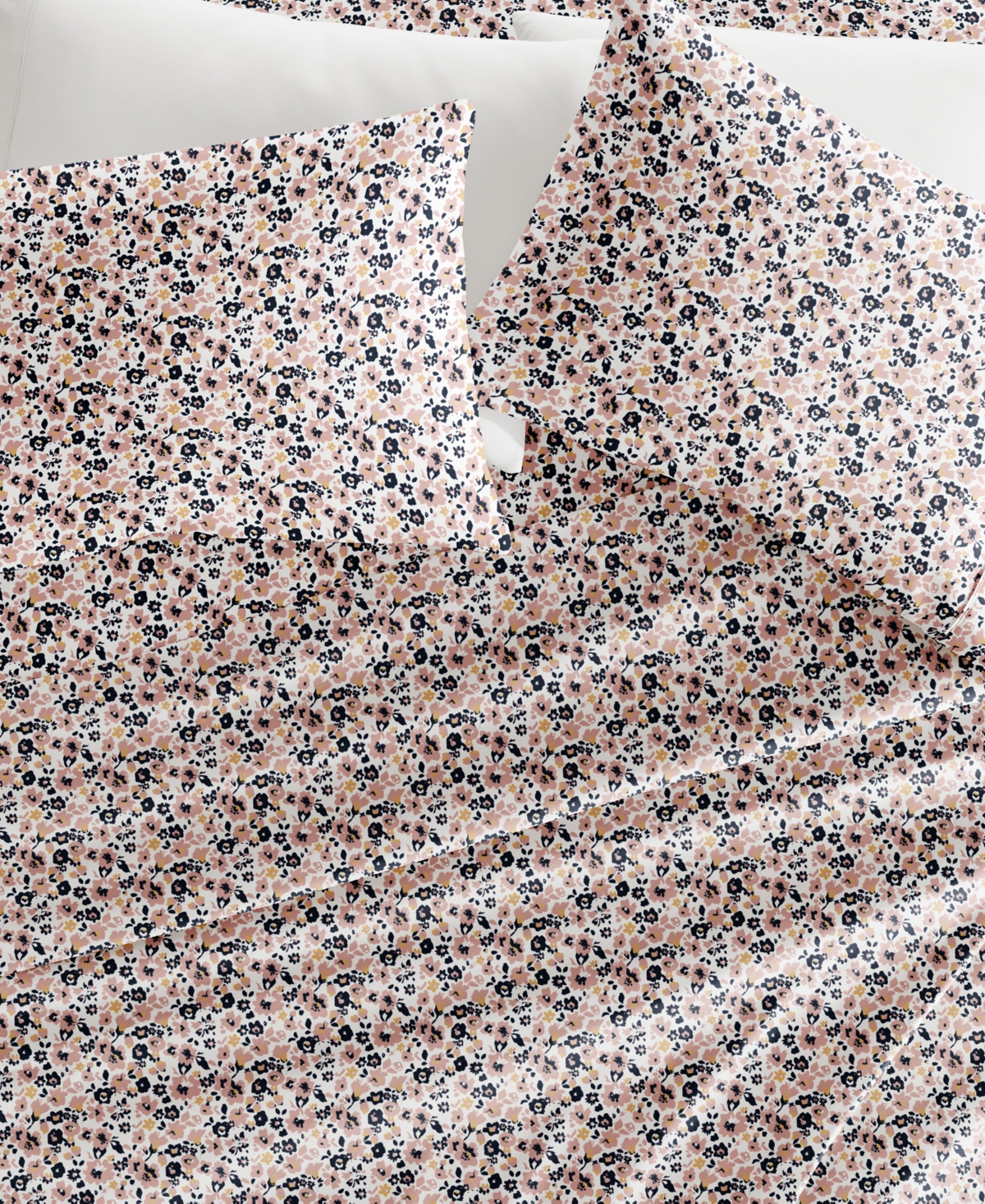 Ienjoy Home Delicate Blossoms 4-p.c. Sheet Set, King In Pink