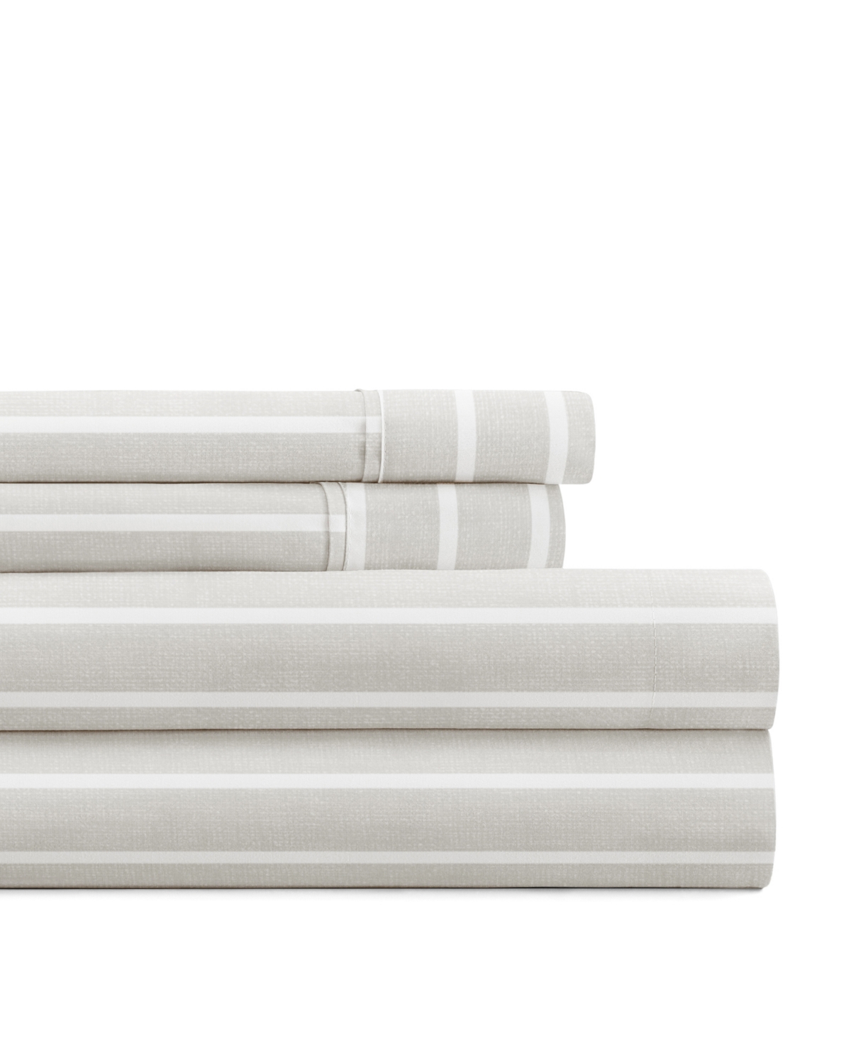 Ienjoy Home Soft Lines 4-p.c. Sheet Set, California King In Gray