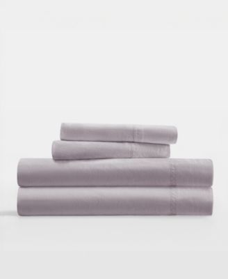Long Staple 300-Thread Count Cotton Solid 4-Pc. Sheet Set, Full