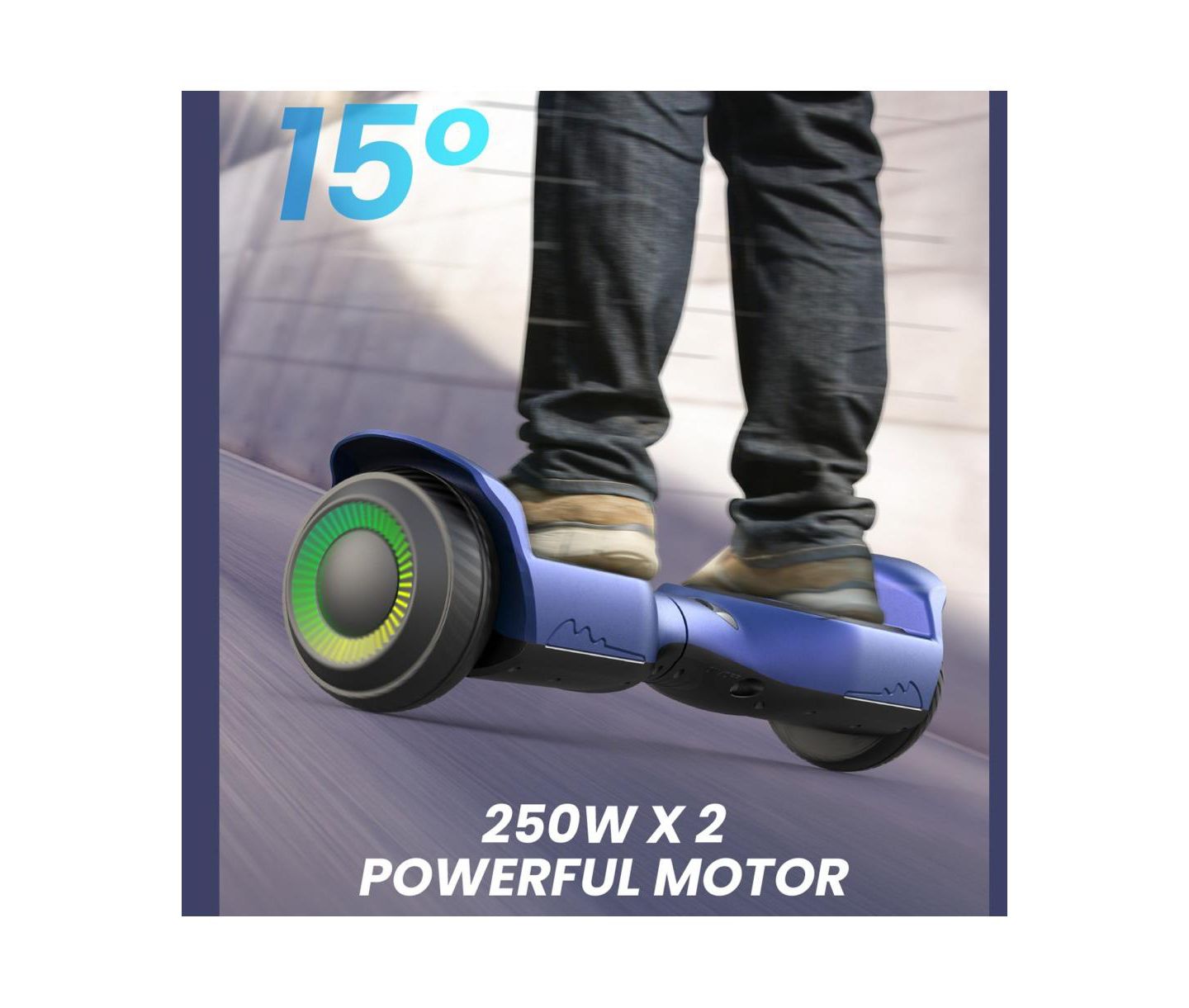 Детская игрушка Everyfun All-Terrain Self-Balancing Scooter with LED Lights, 176 lbs Max Load, Ages 5+ — фото 6