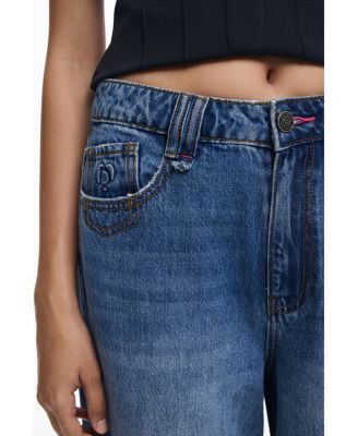 Women's Baggy jeans with seams