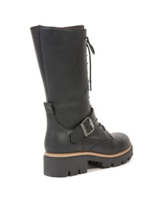 Strap Detail Mid Calf Boot