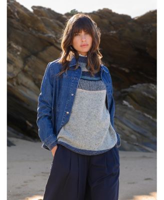 Women's Statement Donegal Crew Neck Sweater