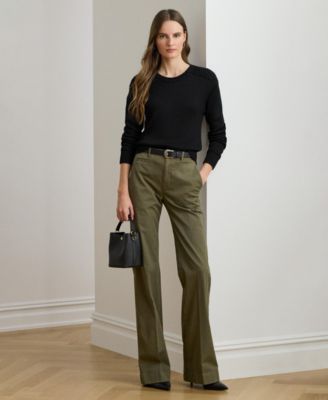 Women's Crew Neck Shimmer Sweater