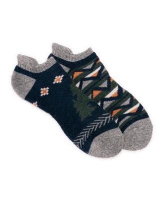 Men's No Show Wool Socks (2 Pair Pack)
