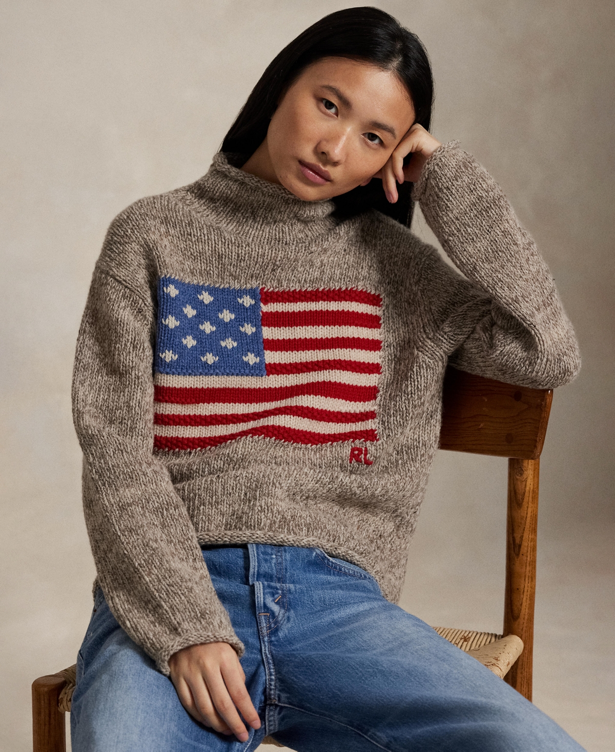 Polo Ralph Lauren Women's Turtleneck Long Sleeve Sweater