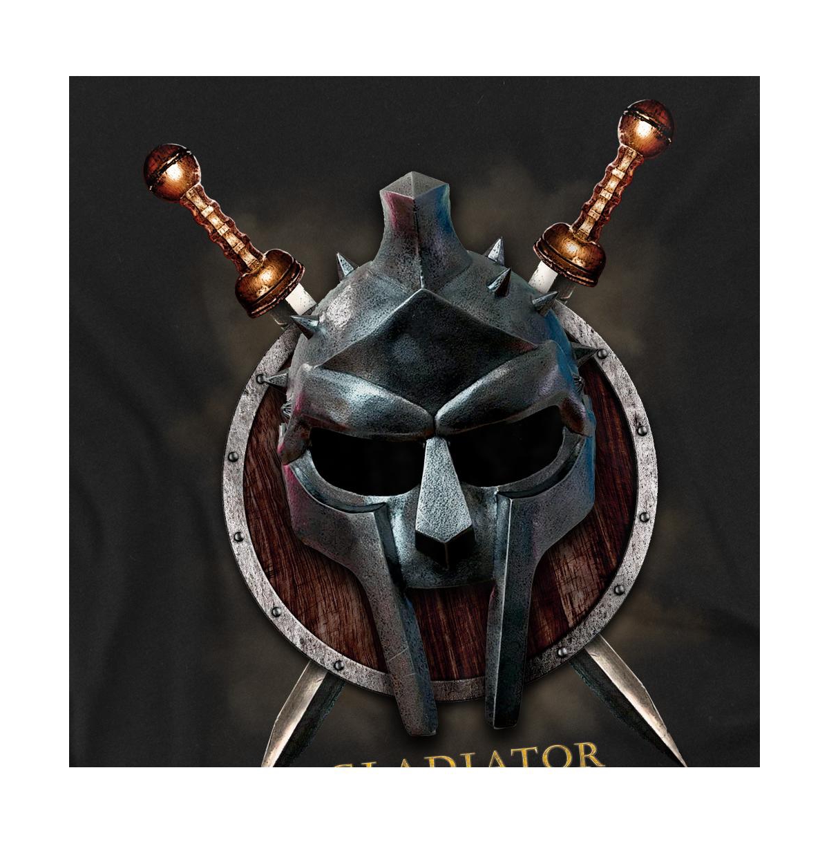 Logovision Men's Gladiator Maximus Helmet T Shirt