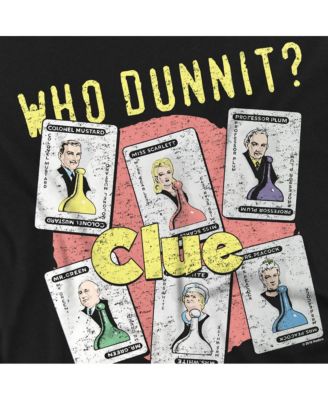 Men's Clue Clue to Who Dunnit T Shirt