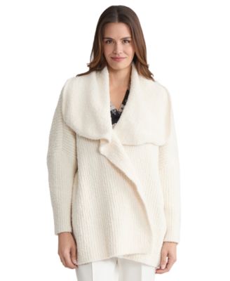 Jones New York - Women's Wide-Collared Cardigan Sweater
