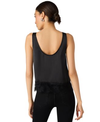 Women's Coraline Lace Hem Sleeveless Tank Top