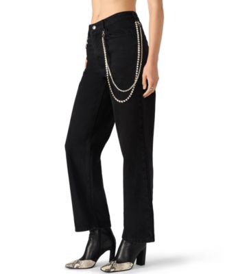 Women's Swift Mid-Rise Rhinestone Chain Jeans