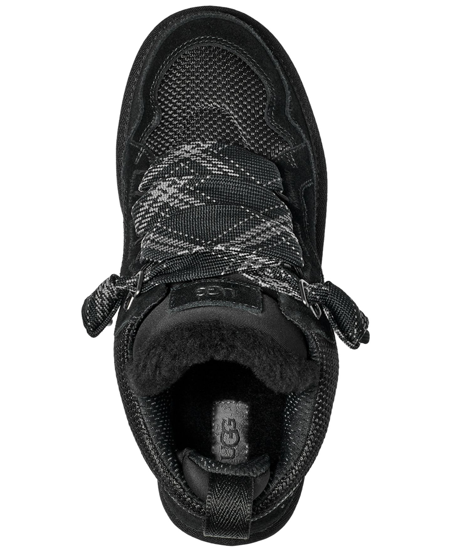 Женские кроссовки UGG® Lowmel Lace-Up Sneaker Booties, цвет: Чёрный — фото 4