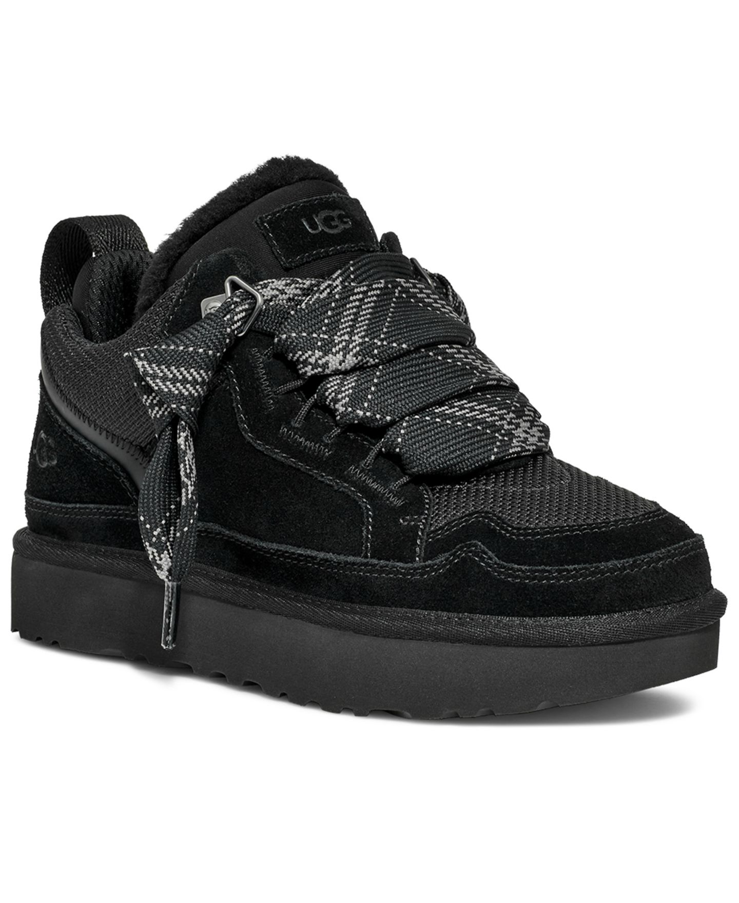 Женские кроссовки UGG® Lowmel Lace-Up Sneaker Booties, цвет: Чёрный — фото 6