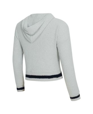 Women's Gray Atlanta Falcons Whitley Long Sleeve Hoodie Top Shorts Set