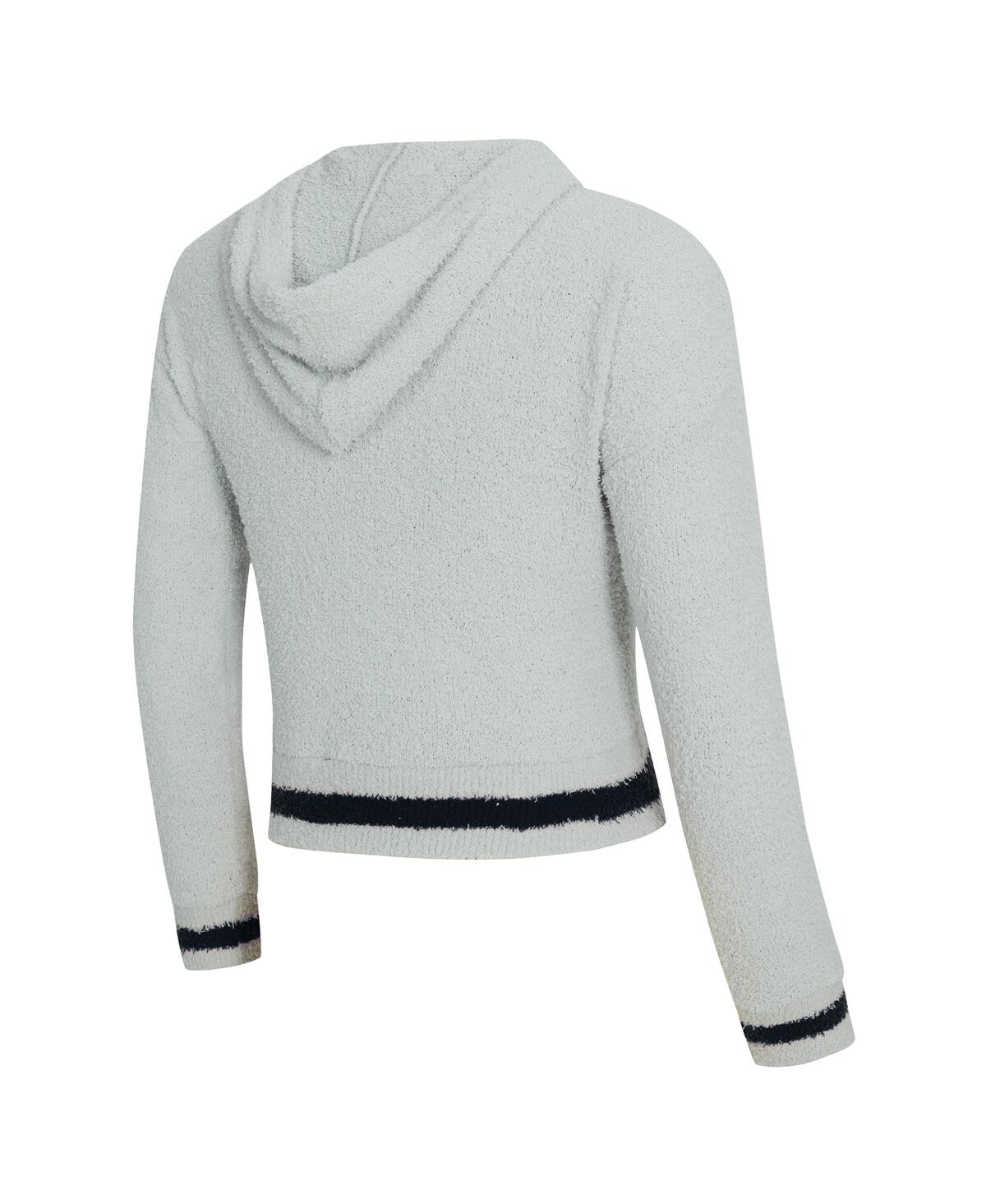 Concepts Sport Women's Gray Atlanta Falcons Whitley Long Sleeve Hoodie Top Shorts Set In Gray