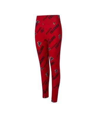 Women's Red Atlanta Falcons Mosaic Allover Print Leggings