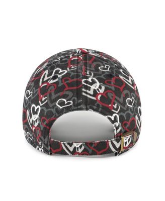 Girls Toddler Black Washington Commanders Mural Clean Up Adjustable Hat