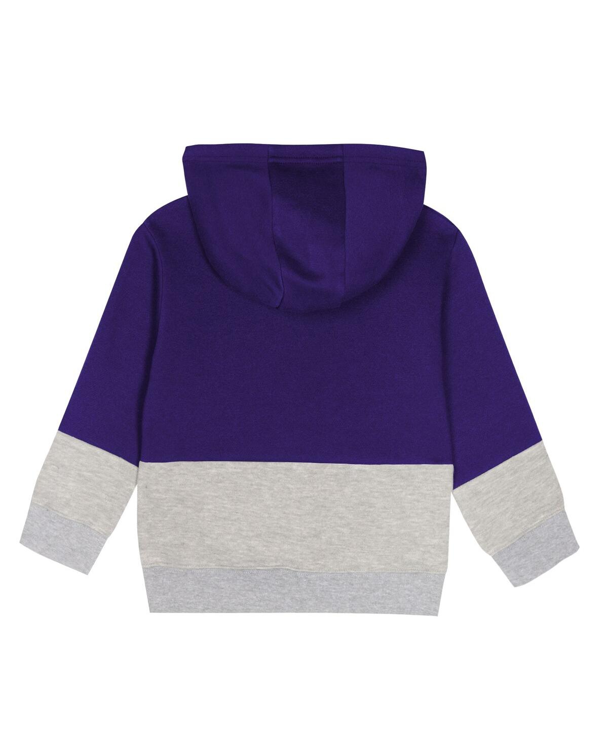 Outerstuff Toddler Purple Minnesota Vikings Lineman Fleece Hoodie Pants Set In Blue