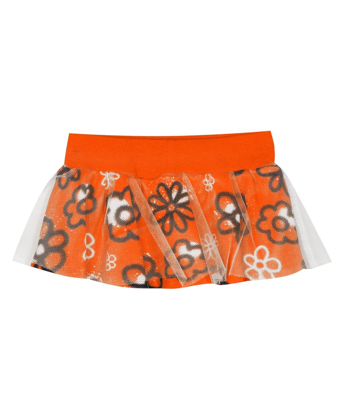 Outerstuff Baby Girls Chicago Bears My Team Rocks Bodysuit And Skirt Set In Blue